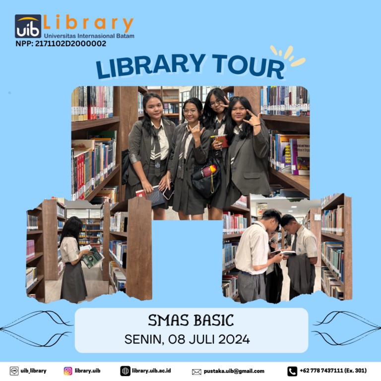 Library Tour SMA Kristen Basic